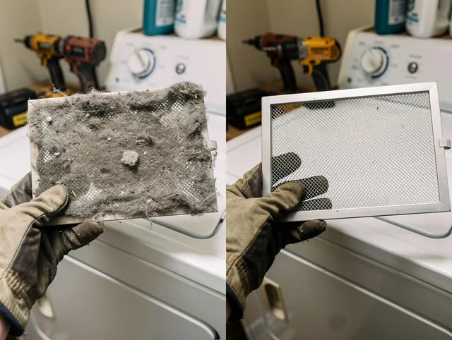 Professional lint trap cleaning by Stafford Dryer Vent Cleaning in Stafford