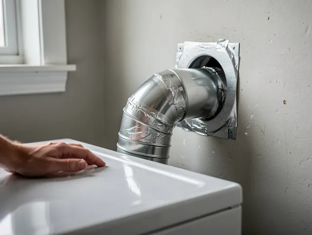 Stafford Dryer Vent Cleaning expert performing professional dryer vent repair and installation in Stafford