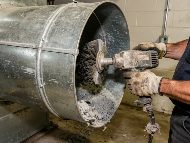 Industrial-grade dryer vent cleaning by Stafford Dryer Vent Cleaning in Stafford